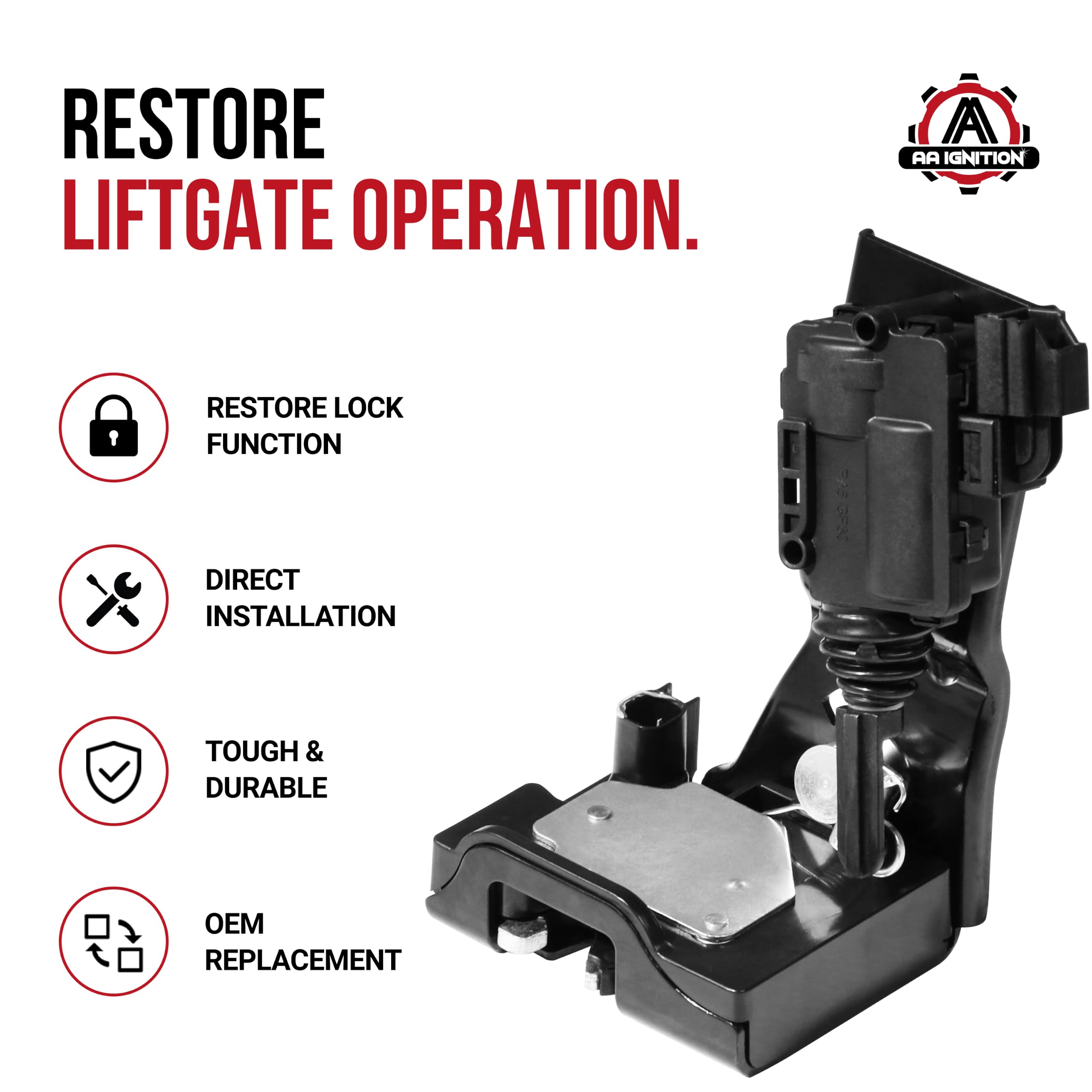 Amazon.com: Rear Liftgate Door Lock Actuator - Tailgate Latch